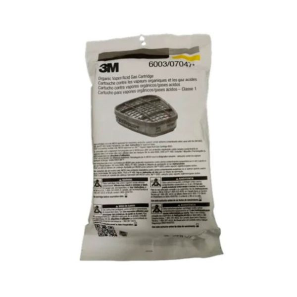 Cartucho para Vapores Orgánicos y Gases Ácidos 3M™ 6003 - Imagen 2