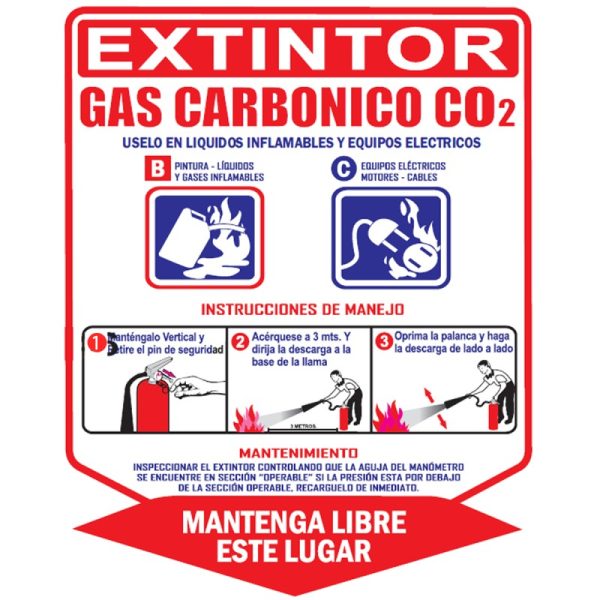 Extintor CO2 - Imagen 2