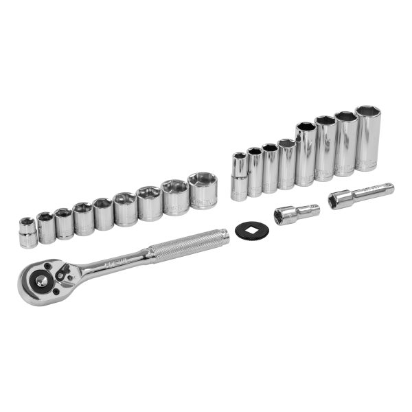 Juego copas mx mm/pulg 3/8" 21pz PRETUL 21191 - Imagen 2