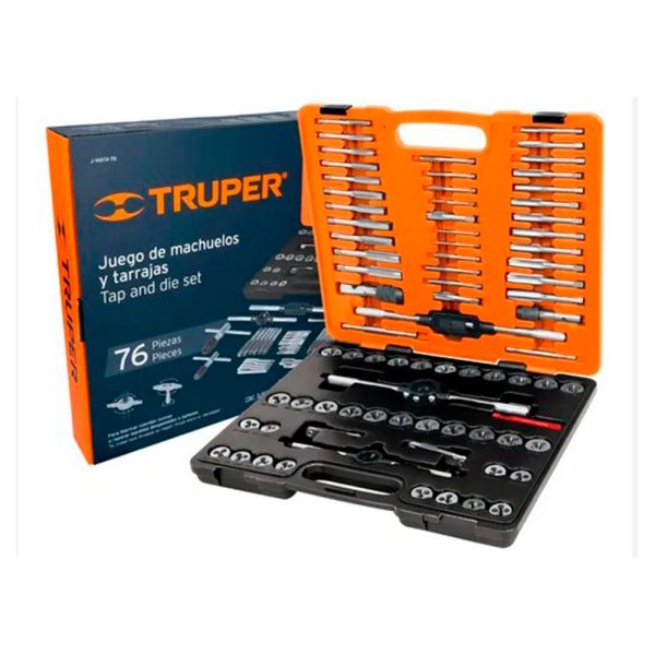 Juego macho & tarraja 76pz TRUPER 12443 - Imagen 2