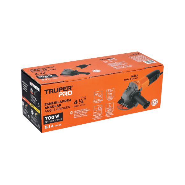 Pulidora 4-1/2" prof 700watts TRUPER 14013 - Imagen 3