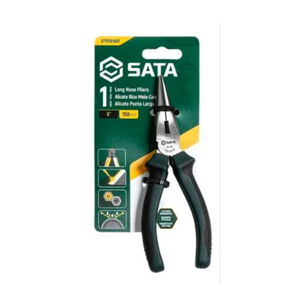 Pinza punta 6" larga SATA 70101 - Imagen 2