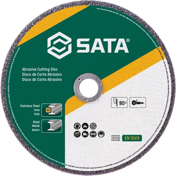 Disco de corte para metal e inoxidable 4-1/2 x 1 mm SATA 55052